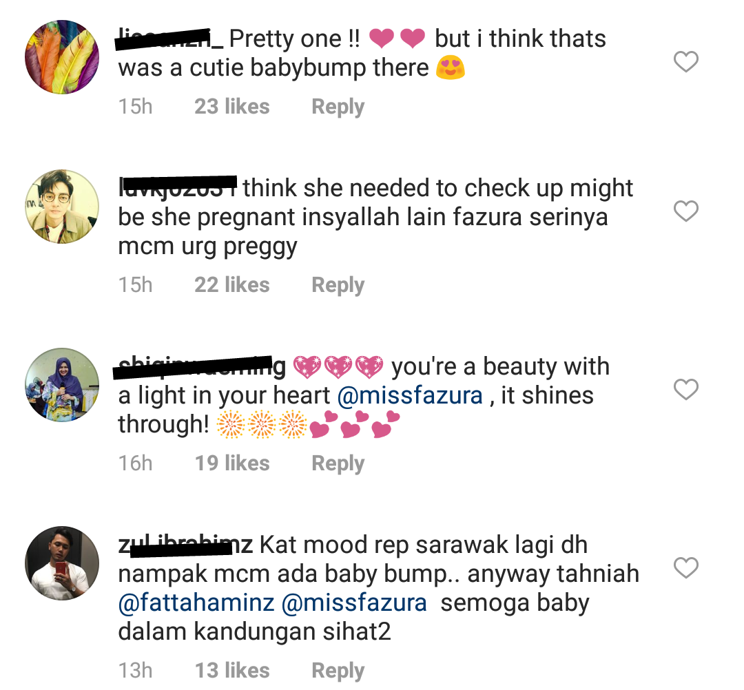 “I Think She Needed To Check Up…”-Netizen Komen Gambar Fazura Ada Baby Bump, Fazura Mengandung?