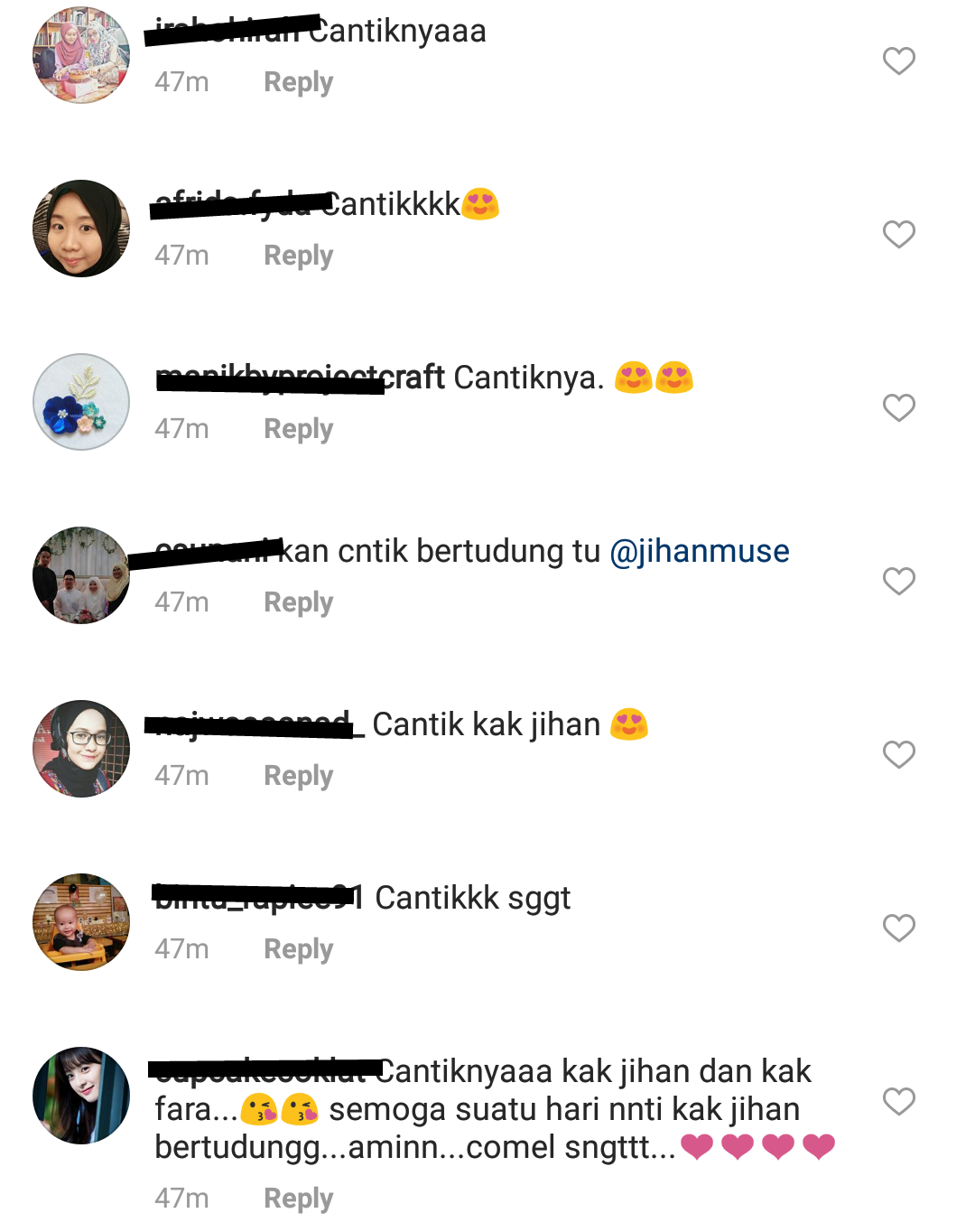 “Suka Tengok Jihan Muse Berhijab, Moga Terus Istiqomah…”- Netizen Puji Gambar Jihan Musa Bertudung