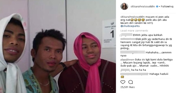 “Cinta Tak Kenal Erti Rupa”- Kongsi Gambar Kumpulan Sepah, Netizen Komen Pilihan Siti Sarah