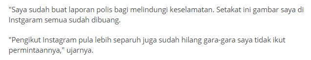 Akaun Emel, Instagram Kena Godam. Lufya Turut Dedah Diugut Individu Dari Iran. Memang Seram!