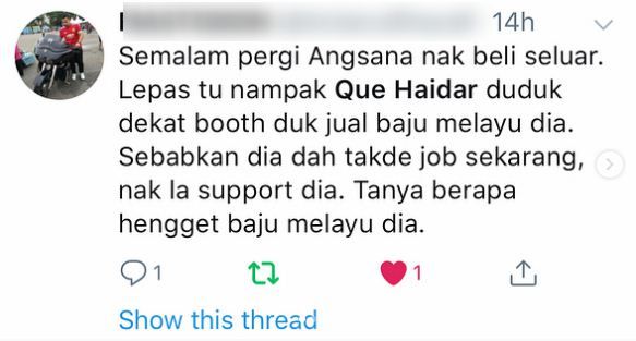 “Satu Set RM380, Pal* B*t*h!” – Dituduh Tiada Job Jual Baju Mahal, Ini Respon Win Pelakon Que Haidar!