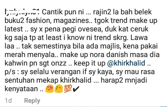 “Apesal Buruk Sangat Ko Makeup, Macam Sampah Hasil Kerja Ko!!! Sedey!!! Pergi Gantung Berus Lah” – Make-up Artis Dikecam Oleh Peminat Dynas Mokhtar