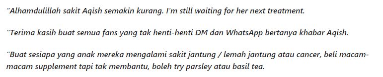 “Aqish Asyik Muntah Darah & Pitam, I Almost Lost Her”-Pelakon Cilik, Puteri Balqis Dikejarkan Ke Hospital!