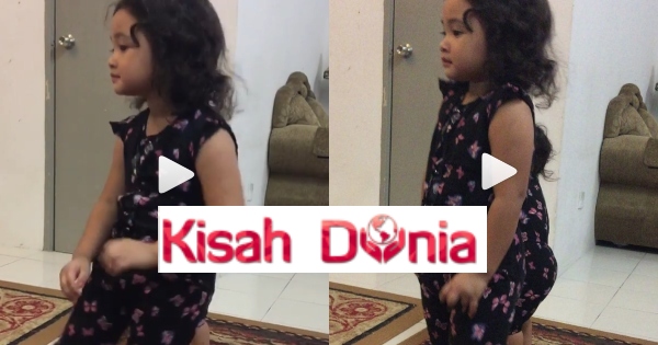 [VIDEO]Joget 'Lagi Syantik' Versi Arianna, Anak Pelakon Fizz Fairuz & Almy Nadia Power Habis! 6