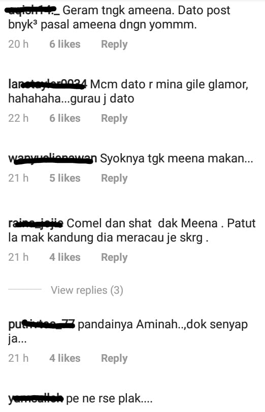 [VIDEO] “Meena Gile Glamer…”- Lebih 324K Tontonan, Telatah Aminah Bila Nampak Kamera Buat Netizen Terhibur