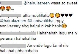 “Why Lagu Zalikha Dalam Bahasa Tamil,Lagu Anniversary Win Haha!”-Hairul Ucap Ulang Tahun Perkahwinan Tapi Lagu ‘Zalikha’ Yang Jadi Perhatian