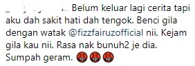 [VIDEO]”Kejam Giler Kau Ni! Rasa Nak Bunuh Ja! Sumpah Geram!’-Emosi Habis! Lakonan Fizz Fairuz Tarik Rambut Nabila Huda Bikin Netizen Marah!