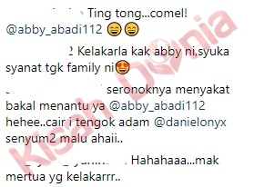 [VIDEO]”Seronok Menyakat Bakal Menantu Ya….”-Gelagat ‘Lagi Syantik’ Versi Abby Abadi & Adam Daniel ‘Menantu Dalam Mimpi’ Bikin Netizen Terhibur!