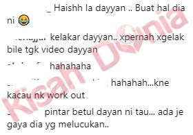 [VIDEO]”Adoiii..Berdekah Tengok..Keletah Macam Orang Tua Lah..Hahaha…”-Lucu! Gelagat Dayyan Kacau Black Hanifah Buat Work Out Bikin Netizen Terhibur!