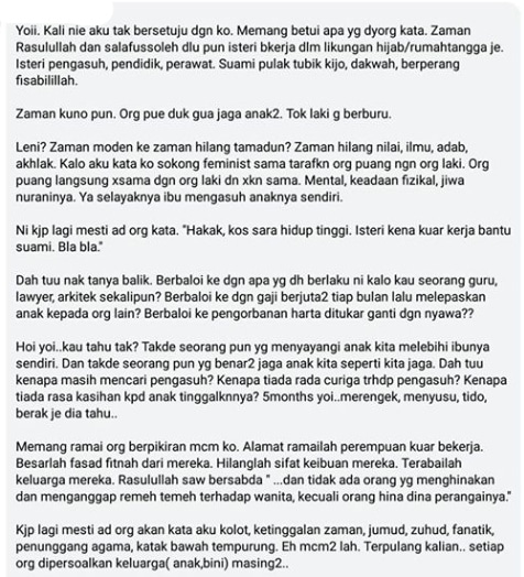 “Nanti…Tukang Raba Dekat Airport Pun Lelaki! Check Payudara Pun Lelaki! Jual Bra Pun Lelaki!”-Khairul Yoi Muatnaik Status Panas ‘Wanita Tak Payah Bekerja’ Gara-Gara Isu Pembunuhan Bayi, Dikecam Netizen!