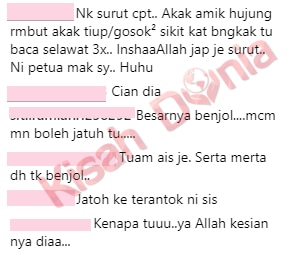 [VIDEO] “Haishhh! Mana Dia Sondol Kak Oiii Sampai Bengkak Benjol…”- Netizen Kasihan Anak Jatuh, Tapi ‘Mantera’ Sheira Ijoy Jadi Perhatian!