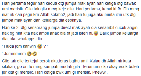 “Lepas Akad Nikah Nak Pegang Tangan Jadi ‘Parkinson'” – Lelaki Ini Kongsi Pengalaman Berkahwin Selepas Kenal 3 Hari