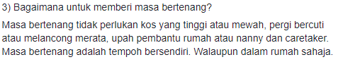 “Para Isteri Perlu Bertenang, Untuk Elak Masalah Mental Letih” – Doktor Psikiatri