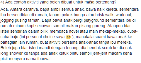 “Para Isteri Perlu Bertenang, Untuk Elak Masalah Mental Letih” – Doktor Psikiatri