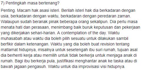 “Para Isteri Perlu Bertenang, Untuk Elak Masalah Mental Letih” – Doktor Psikiatri