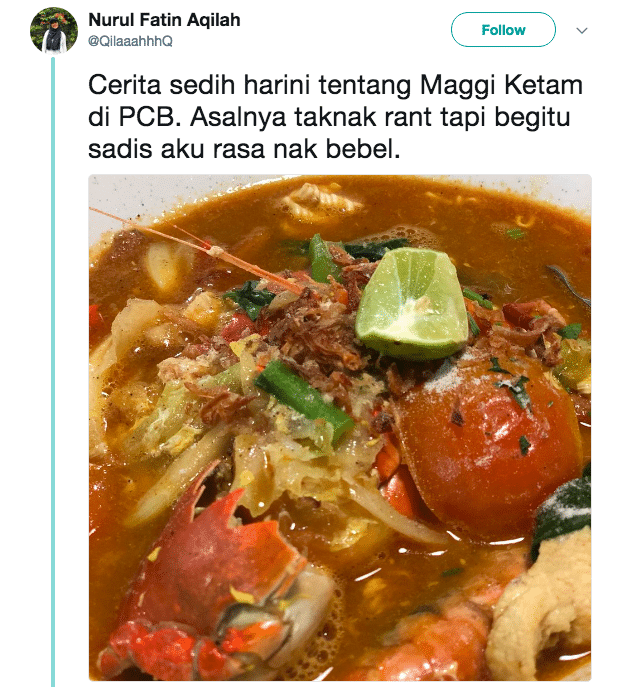 Hilang RM120..Sebab Niat Nak Makan Maggi Tomyam..Akhirnya