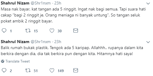 “Saya Minta 4, Dia Bagi 5. Esoknya Saya Minta 6, Dia Bagi 7. Ya Allah!” – Makcik Jual Karipap Ajar Erti ‘Pemurah’