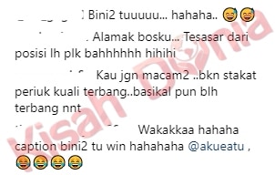 [VIDEO]”Kau Jangan Macam-Macam…Bukan Setakat Periuk Kuali Terbang..Basikal Pun Boleh Terbang Sekali….”-Lucu! Kapsyen Win Atu Zero Di Instagram Bikin Netizen Bagi Amaran!