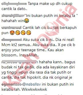 “Ini Bukan Putih Ini Kelabu La Hahaha Win”- Reaksi Cik B Tak Selesa Make Up Bikin Netizen Terhibur!