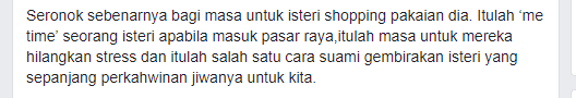 “Bahagia Ini Mahal, Lebih Mahal Dari Dunia Isinya” – Pentingnya Bagi Isteri ‘Me Time’