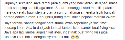 “Bahagia Ini Mahal, Lebih Mahal Dari Dunia Isinya” – Pentingnya Bagi Isteri ‘Me Time’