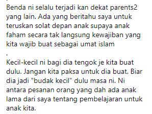 “Last-Last Maknya Tergelak Sama” – Anak Kacau Waktu Solat, Artis Ini Bagi Pesanan Pada Masyarakat