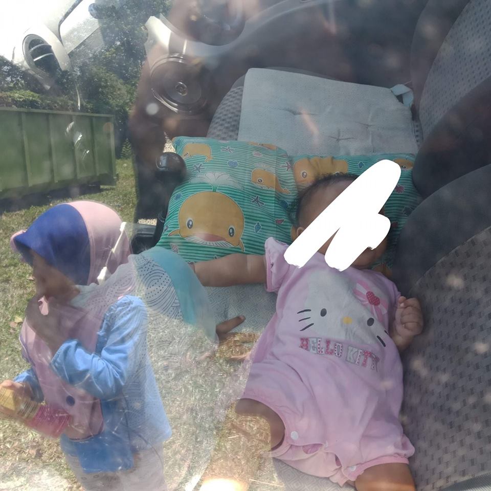 Kenapalah Tinggalkan Anak-Anak Dalam Kereta Sampai Menangis Dan Berpeluh-Peluh?