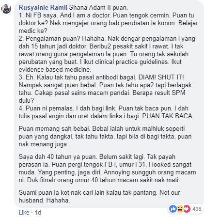 Netizen Dilabel ‘Bebal’, Doktor Ini Dikecam Teruk Hingga Ingin Tutup FB