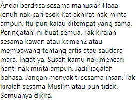 Gara-gara Ditegur Secara Terbuka..Nourul Wahab Putus Kawan?