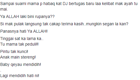 Kenapalah Tinggalkan Anak-Anak Dalam Kereta Sampai Menangis Dan Berpeluh-Peluh?