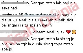 “Dengan Rotan La Sekarang Jadi Orang Berguna….”- Netizen Sokong Cara Aliff Syukri Guna Rotan Didik Anak