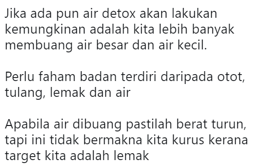 Fakta Tentang Air Detox Boleh Turunkan Berat Badan Adalah Tidak Benar?