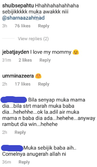 [VIDEO] Comel Bila Baby Jebat Jayden Buat Muka, Sebiji Macam Baba Sharnaaz Ahmad