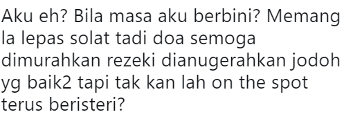 “Bila Masa Aku Berbini?” – Lelaki Ini Terkejut Ada Wanita Dalam Kereta Lepas Doa Minta Jodoh