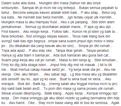 “Bercinta Selepas Kahwin… Aku Silap” – 2 Tahun Memendam, Akhirnya Terbongkar Di Kapsyen FB