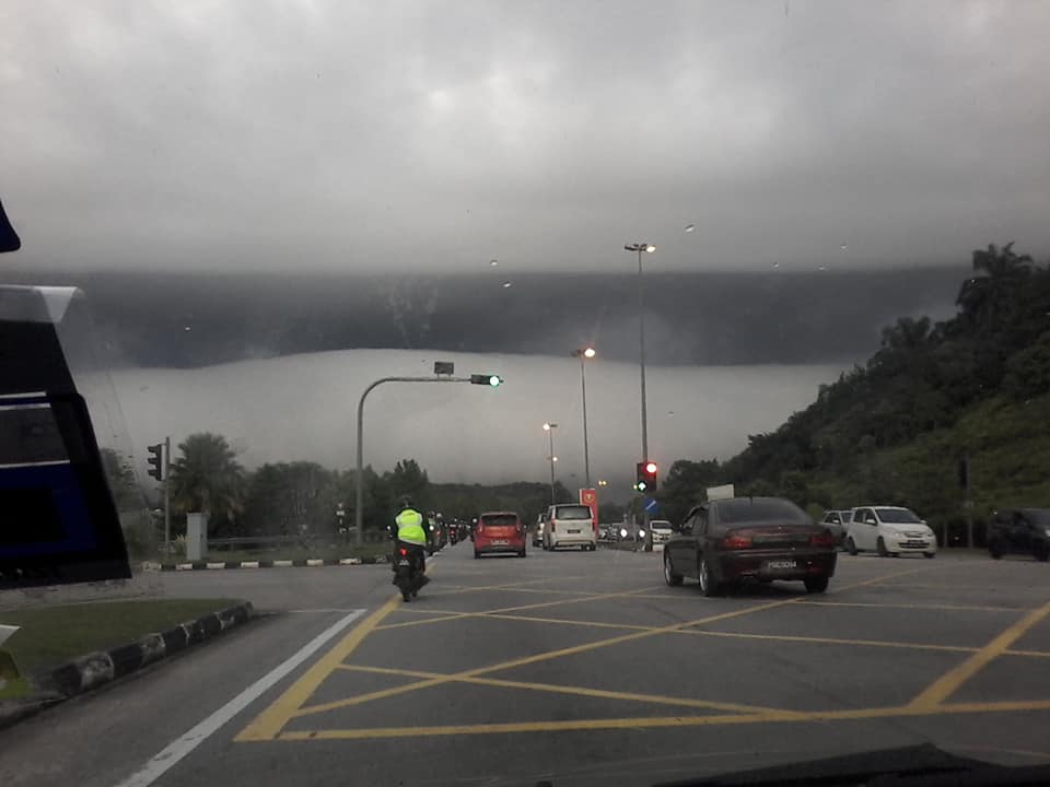 Awan Pelik Wujud Di Kedah, Buat Orang Ramai Insaf Seketika