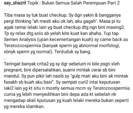 Disangka Bini Mandul, Rupa-Rupanya Sendiri Yang ‘Lemah’? Lelaki Ini Dedah Cerita Sebenar!