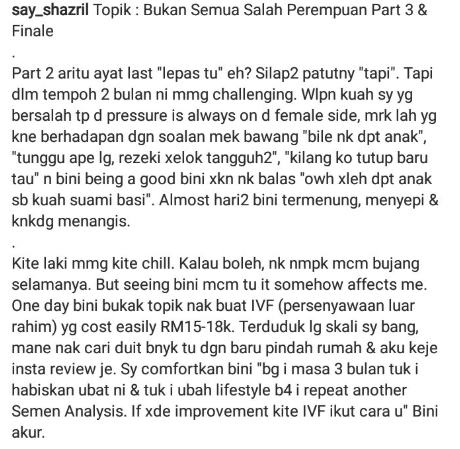 Disangka Bini Mandul, Rupa-Rupanya Sendiri Yang ‘Lemah’? Lelaki Ini Dedah Cerita Sebenar!