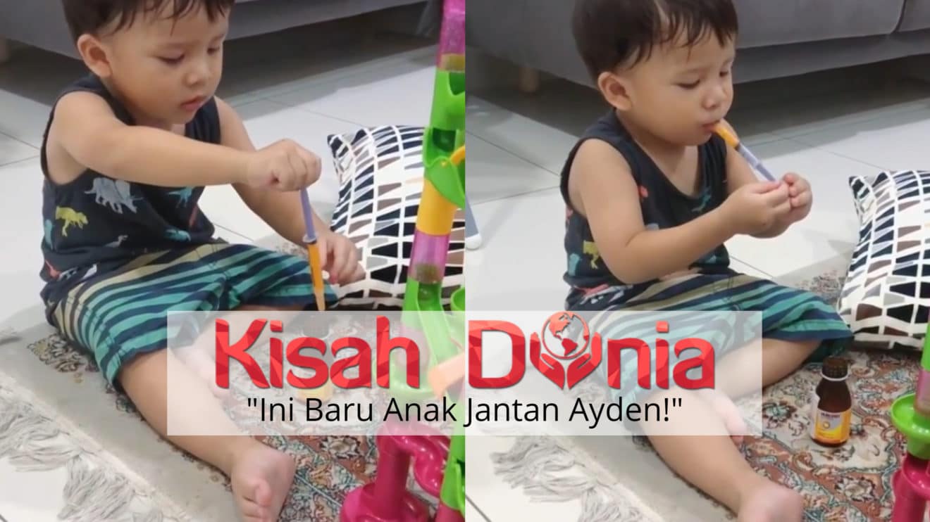 [VIDEO] "Pandainya Syringe Ubat Sendiri" - Telatah Ayden 