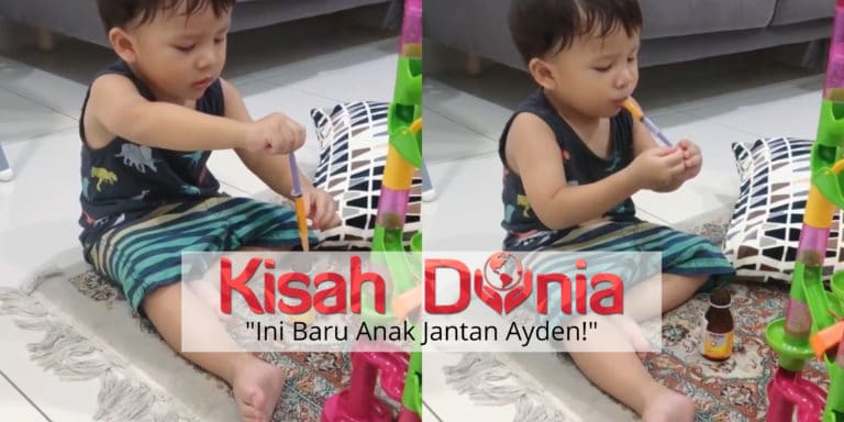 [VIDEO] "Pandainya Syringe Ubat Sendiri" - Telatah Ayden 