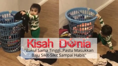 [VIDEO] "Dah Boleh Diharap!" - Netizen Puji Aqeef Anaqi Rajin Tolong