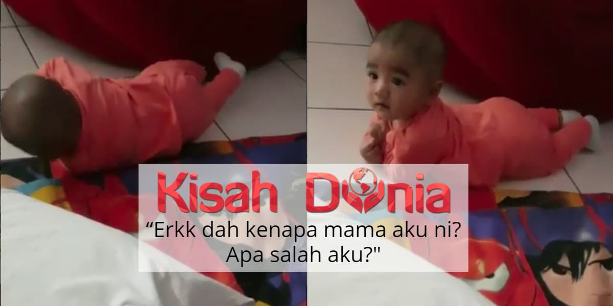 "Hahahah, Last Tu Muka Bangga" - Comel Baby Tiara Meniarap Buat Ramai Teruja Tapi Suara Mama Jadi Perhatian? 4