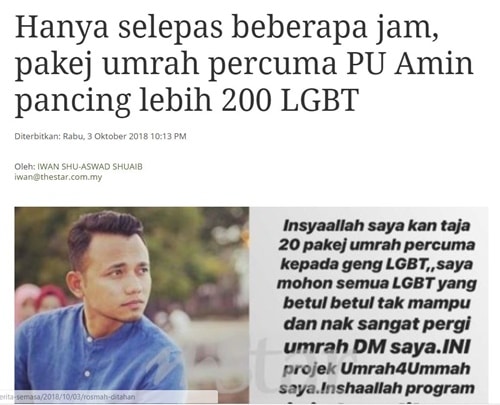 PU Amin Hendak Taja 20 Pakej Umrah,Terima Pelbagai Reaksi Berbeza Netizen!