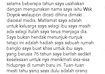 “Betapa Peritnya Saya Lalui…”- Tak Sangka, Wak Doyok ‘Buka Cerita’ Kejayaan Kini Rumah Lama Jadi Mewah