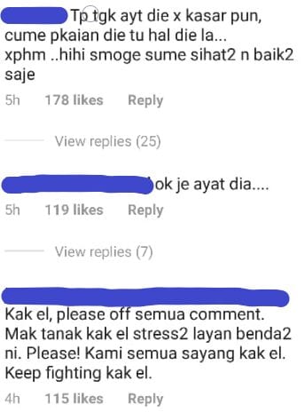 “Jangan Keruhkan Keadaan” – Respon Pedas Elyana Pada Komen Netizen Jadi Tumpuan