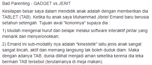 Ajar Anak Main Gadjet Seawal Usia 1 Tahun, Bapa Dedah Apa Yang Berlaku!