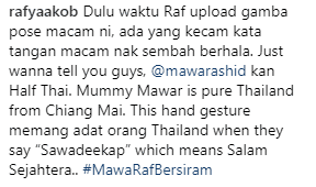 Buat Posing Tangan Pun Dikecam Sembah Berhala, Ini Respon Raf Yaakob