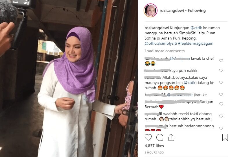“Sempoi Makan Bersila”- Bagi Kejutan Pada Peminat, Ramai Puji Datuk Siti Humble