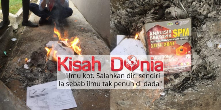 Gara-Gara Bakar Buku Add Math Selepas SPM, Tindakan Remaja 