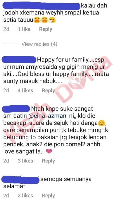 Sebak! Selepas 17 Tahun Berpisah, Datuk & Nenek Eina Azman Mahu Kahwin Semula